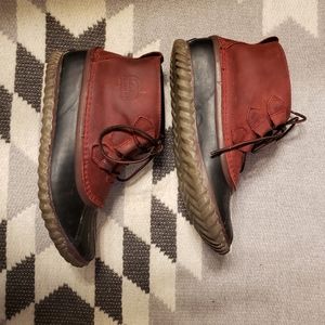 Sorel Leather Waterproof Out n About Boots 8